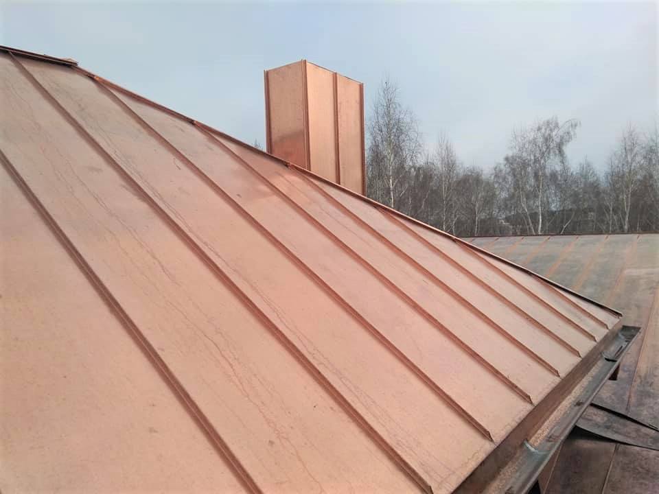 Copper Standing Seam Metal Roof