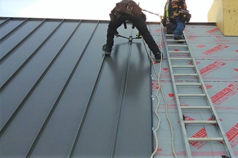 Standing Seam Roof Installation