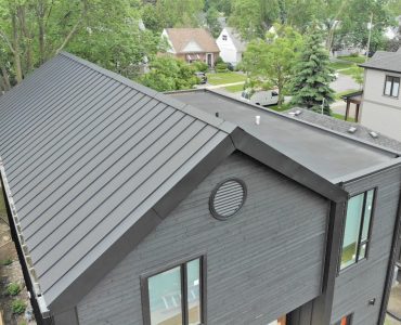 Standing seam roof project. Evans Ave. and Brown’s Line, Etobicoke.