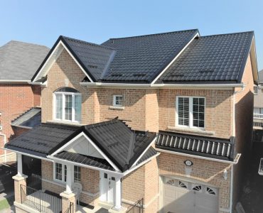 Metal tile roof project. Rossland Rd. E and Audley Rd., Ajax.