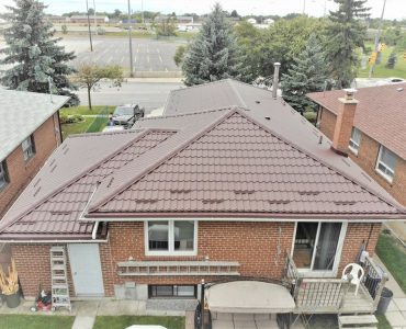 Metal tile roof project. 427 HWY and Bloor Street.