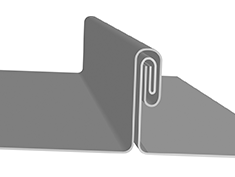 Standing Seam Mechanical Lock Profile SS150 – 1.5