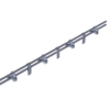 Aluminum Tubular Snowguards for Standing Seam Metal Roof